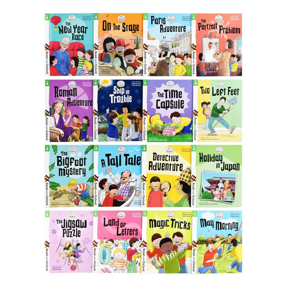 Biff Chip & Kipper Stage 4 -16 Books by Roderick hunt Ages 5-7 - Paperback - Image 2 of 4