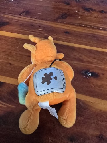 Jouet ancien Meanies torsadé rare poupée peluche orange teletushy - Photo 2 sur 7