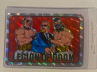 1985 WMMC AWA Legion of Doom Wrestling Prism Sticker  Rare
