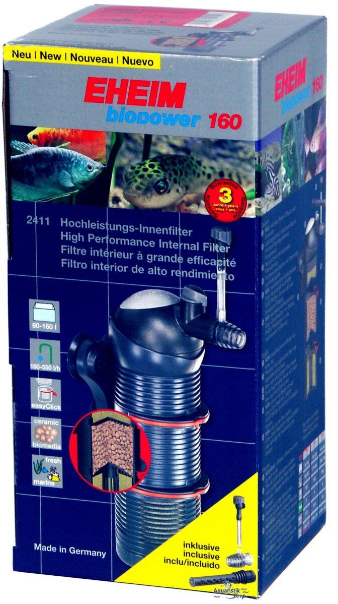 Eheim BioPower Internal Filter 160 200 240 Bio Power Aquarium Fish
