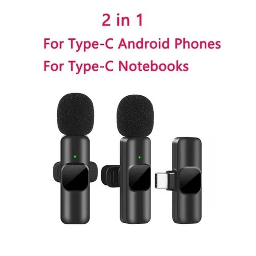 Wireless Lavalier Microphone for iPhone/Android |Portable Mini Mic Record Stream - Picture 7 of 15