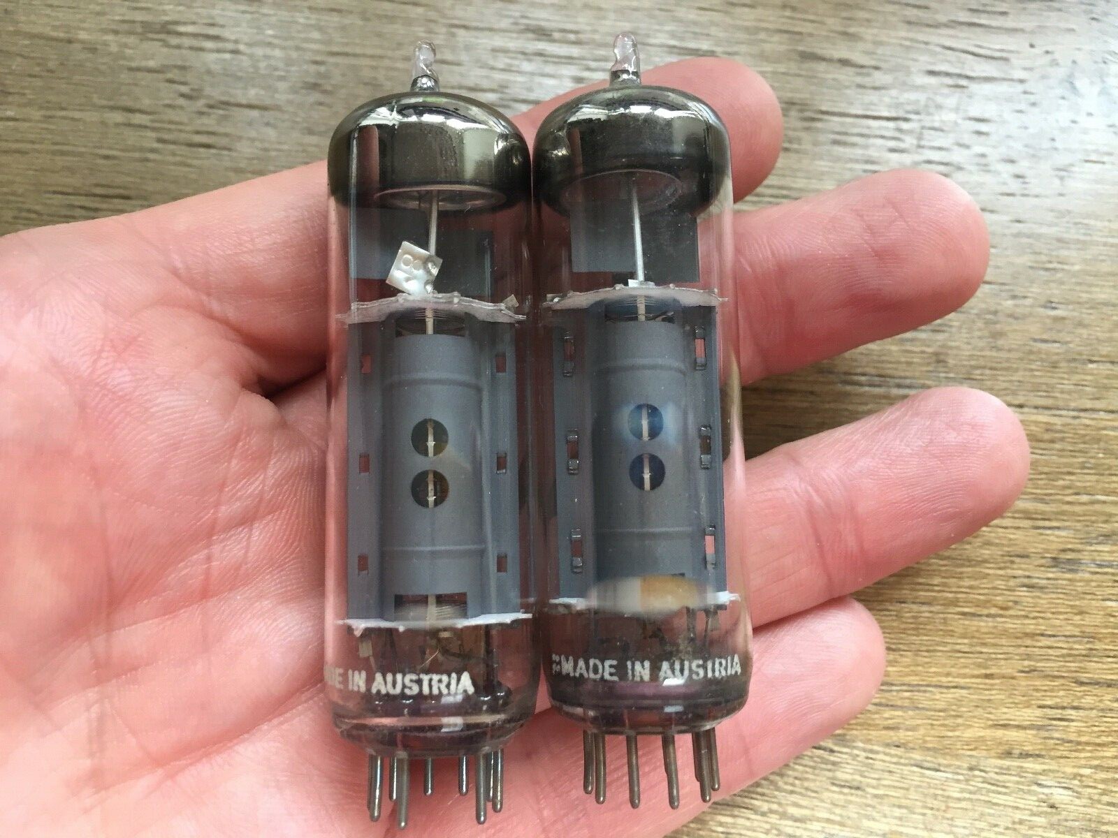 Pair Vintage EL84 / 6BQ5 Tungsram Austria Guitar Amp Amplifier Tubes