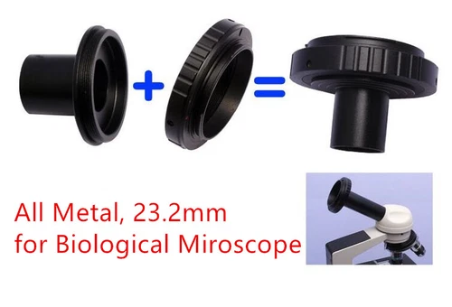 Adattatore obiettivo fotocamera reflex DSLR microscopio per Canon EOS Nikon Sony Pentax Olympus - Foto 7 di 9