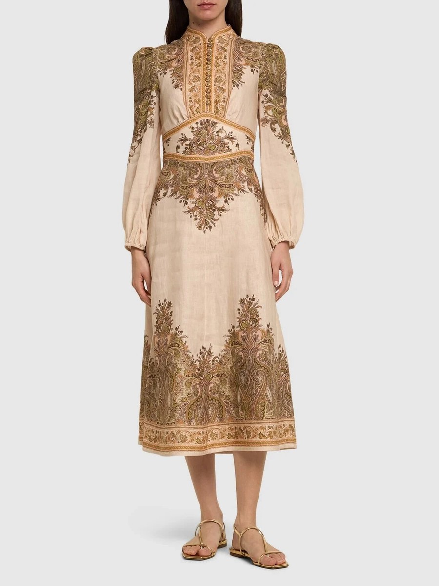 【Zimmermann】NATURA SHEATH DRESS ボタニカル マキシドレス Zimmermann】NATURA SHEATH DRESS ボタニカル マキシドレス