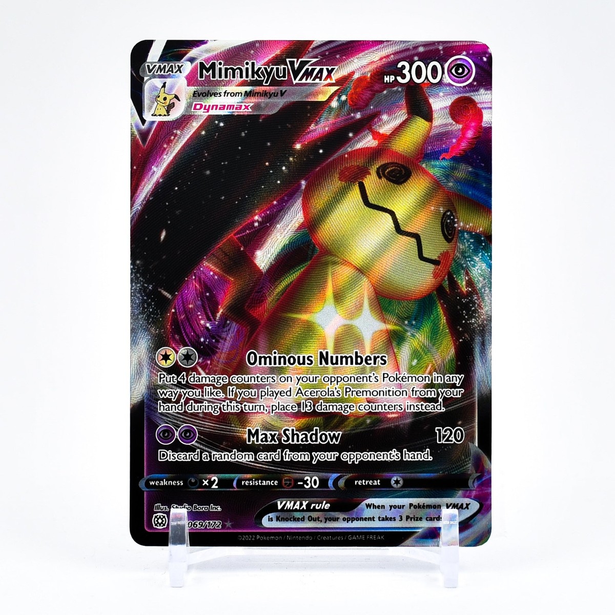Mimikyu VMAX 069/172 Swsh09: Brilliant Stars for sale | eBay