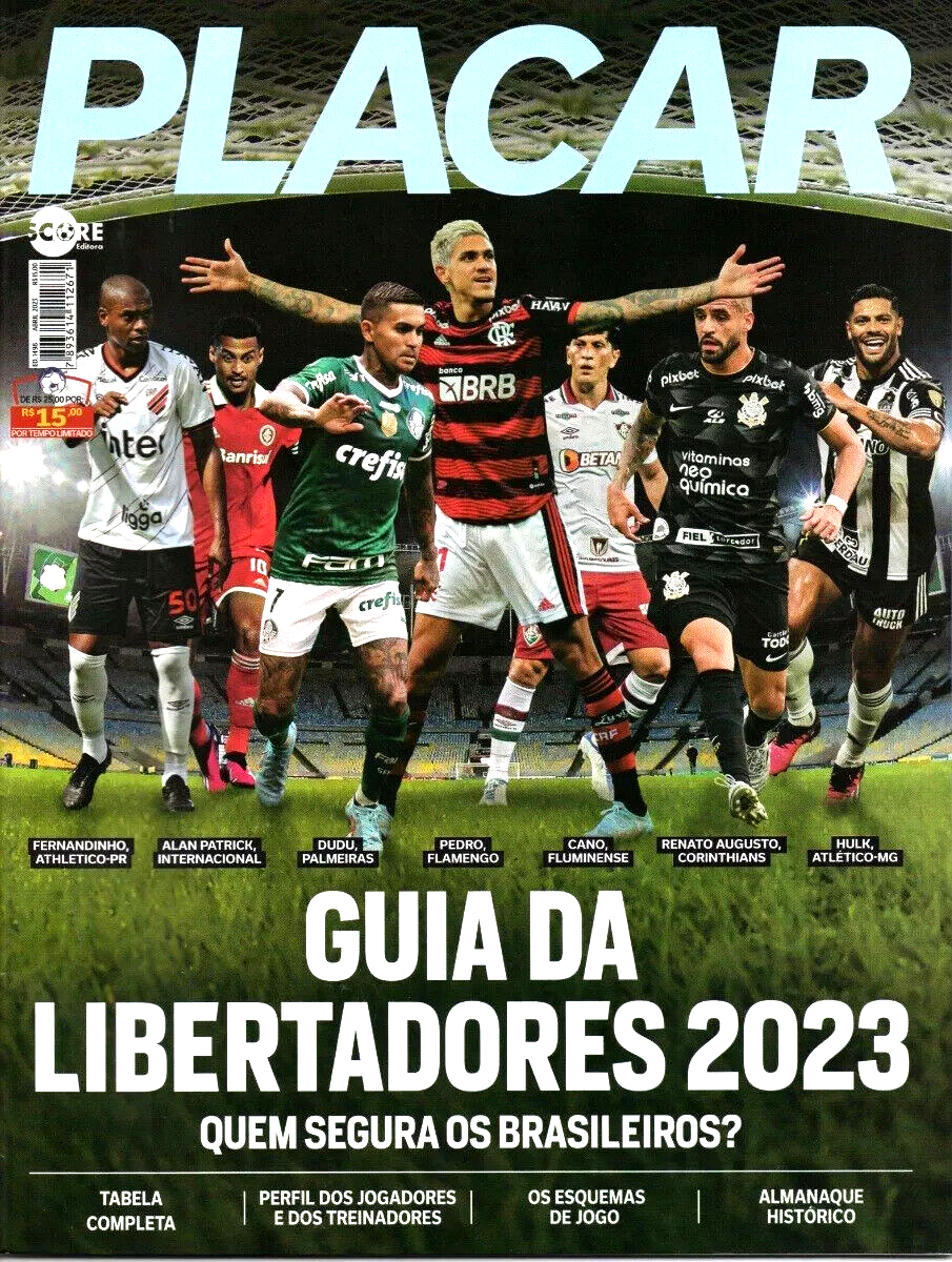 PLACAR GUIA DO BRASILEIRÃO GUIDE 2023 Brazil Football Magazine 360 PLAYER  PROFIL