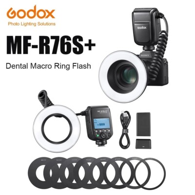 Godox MF-R76S+ Dental Macro Ring Flash 5900K for Sony for Dental Photography