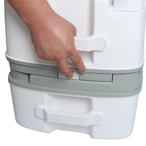 24L Camping Toilet Portable Toilet Outdoor Porta Potty For Boating Hiking Trips - Picture 9 of 19
