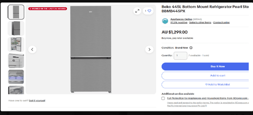 Beko Fridge Bottom Frazer - 445 L - Very Good Condition - Picture 4 of 7