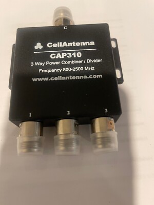 CELL ANTENNA CAP410 3 WAY  POWER COMBINER/DIVIDER 800-2500MHZ