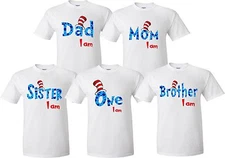 Matching family birthday Halloween Christmas t-shirts nice cute new kids adults 