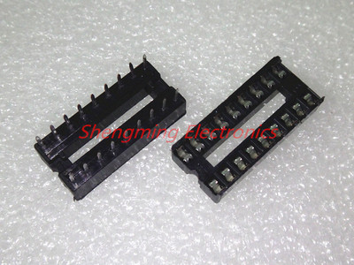 100PCS 18 Pin DIP18 Integrated Circuit IC Sockets Adaptor Solder Type
