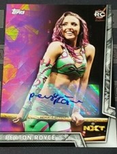 PEYTON ROYCE 2018 TOPPS WWE WOMEN'S DIVISION AUTO AUTOGRAPH ROOKIE  081/199