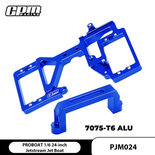 GPM 7075 Alloy Servo Mount Set For PROBOAT 1/6 24" Jetstream Jet Boat Mojo - Picture 9 of 13