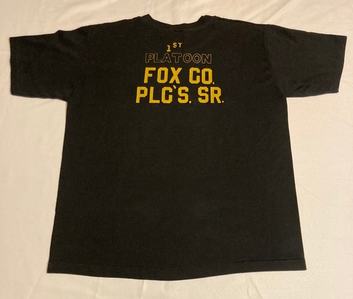 BULL DOGS Marine Corps - XL - TShirt/Shirt 1st Platoon Leaders Course Fox Co. - Picture 2 of 3