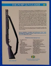 1988 MOSSBERG MODEL 590 MILITARY SERVICE SHOTGUN ORIGINAL FIREARM / GUN PRINT AD