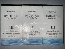Nail Tek Hydration Therapy 3 For Dry Brittle Nails Strengthener -New- Pack of 3