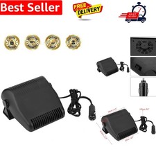 Car Heater, Portable 12V Ceramic Heating Windshield Defroster, 360 Degree Cov...