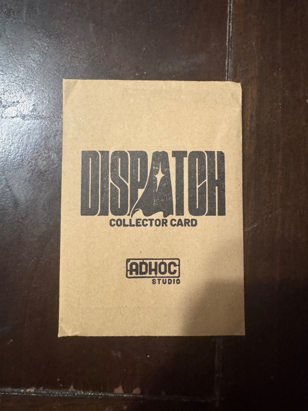 Dispatch Adhoc Studios SDCC 2026 Exclusive Collector Card