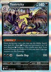 Toxtricity 068/094 Phantasmal Flames Holo Rare