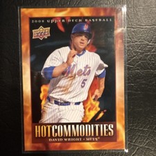 2008 Upper Deck Hot Commodities David Wright Mets Insert #HC28