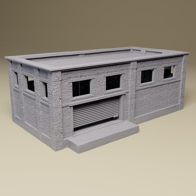 #ad Ashfall City Building 3 Modern Urban Warehouse Garage for tabletop games $58.00