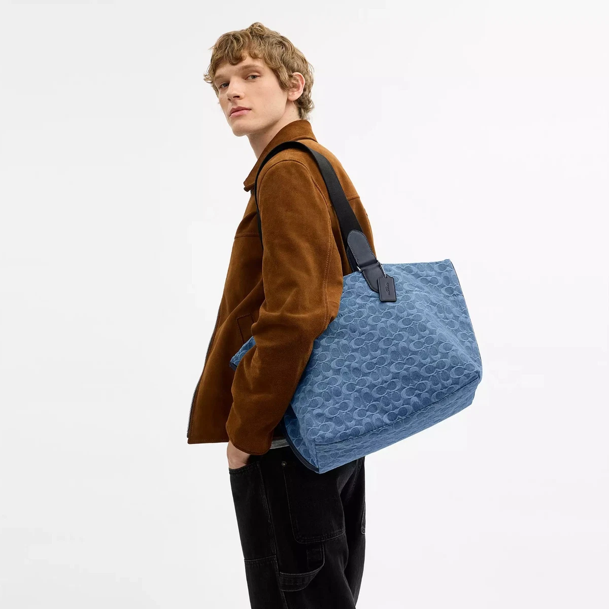 Coach Denim Exterior Tote Bags & Handbags for Women for sale | eBay
