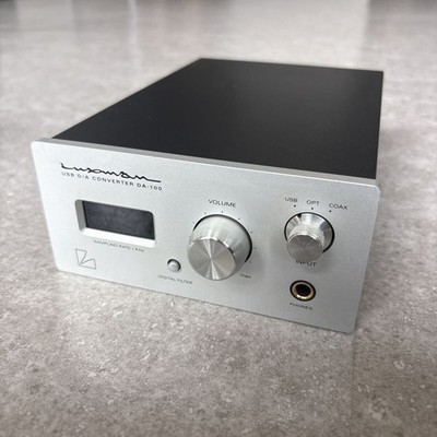 LUXMAN DA-100 USB D/A Converter DAC Headphone Amplifier Japan High-End Tested