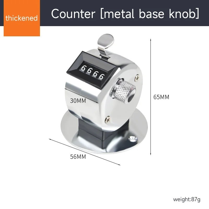 1x Mechanical Hand Tally Counter 4 Digit Manual Clicker Number Counter ...