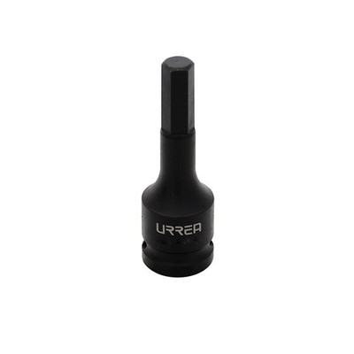 URREA 7441-10M 1/2'' Drive Black Hex Impact Bit Socket 10 mm