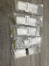 LOT 5x Alno A726-4-PB/NL 4" Brass Cabinet Handle Drawer Pull - Unlacquered Brass