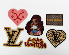 New 6PC Embroidered Logo Iron-on Patches Set for Bags/Jackets/ties/ hats, etc