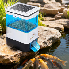 Automatic Fish Feeder for Pond Solar Powered ...