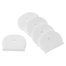 Key cap lid, 25pcs semicircle key identifier, white