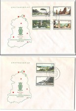 German Democratic Republic #831-836 FDC, 1966
