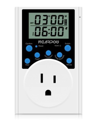 Timer Outlet Multifunctional Infinite Cycle Programmable Plugin Digital Timer Sw