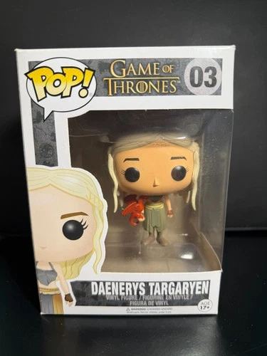 Rare Game Of Thrones Daenerys Targaryen #03 Funko Pop! Red Dragon Error