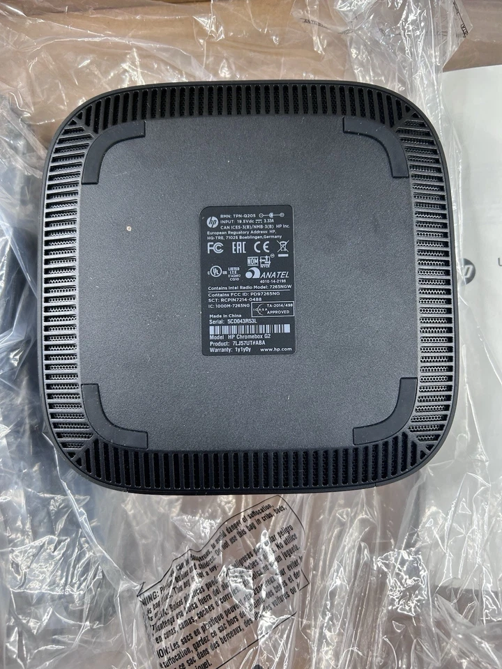 HP Chromebox G2 (32GB SSD, 1.8GHz, 4GB RAM, Celeron 3867U) Open box - Image 4 of 4