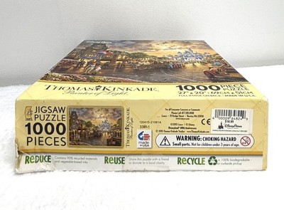 Thomas Kinkade Disney Parks Disneyland 60th Anniversary 1000 Pc