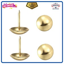 100 Pack Gold Upholstery Tacks Decorative Nailhead Trim for Furniture Sofa Chair