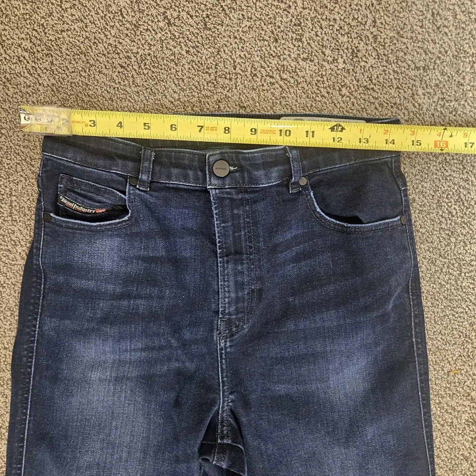 Diesel Jeans Womens 29x32 Blue Babhila-High Slim Skinny High Waist Stretch Denim - Image 3 of 4