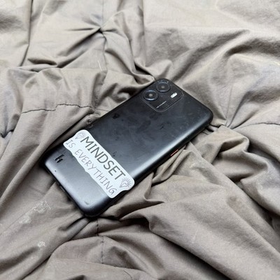 Unbranded Android Smartphone Black Dual Camera Powers On Untested Carrier