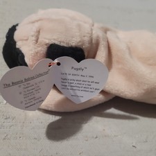 1996 TY Beanie Babies Plush PUGSLEY Dog ~ 8