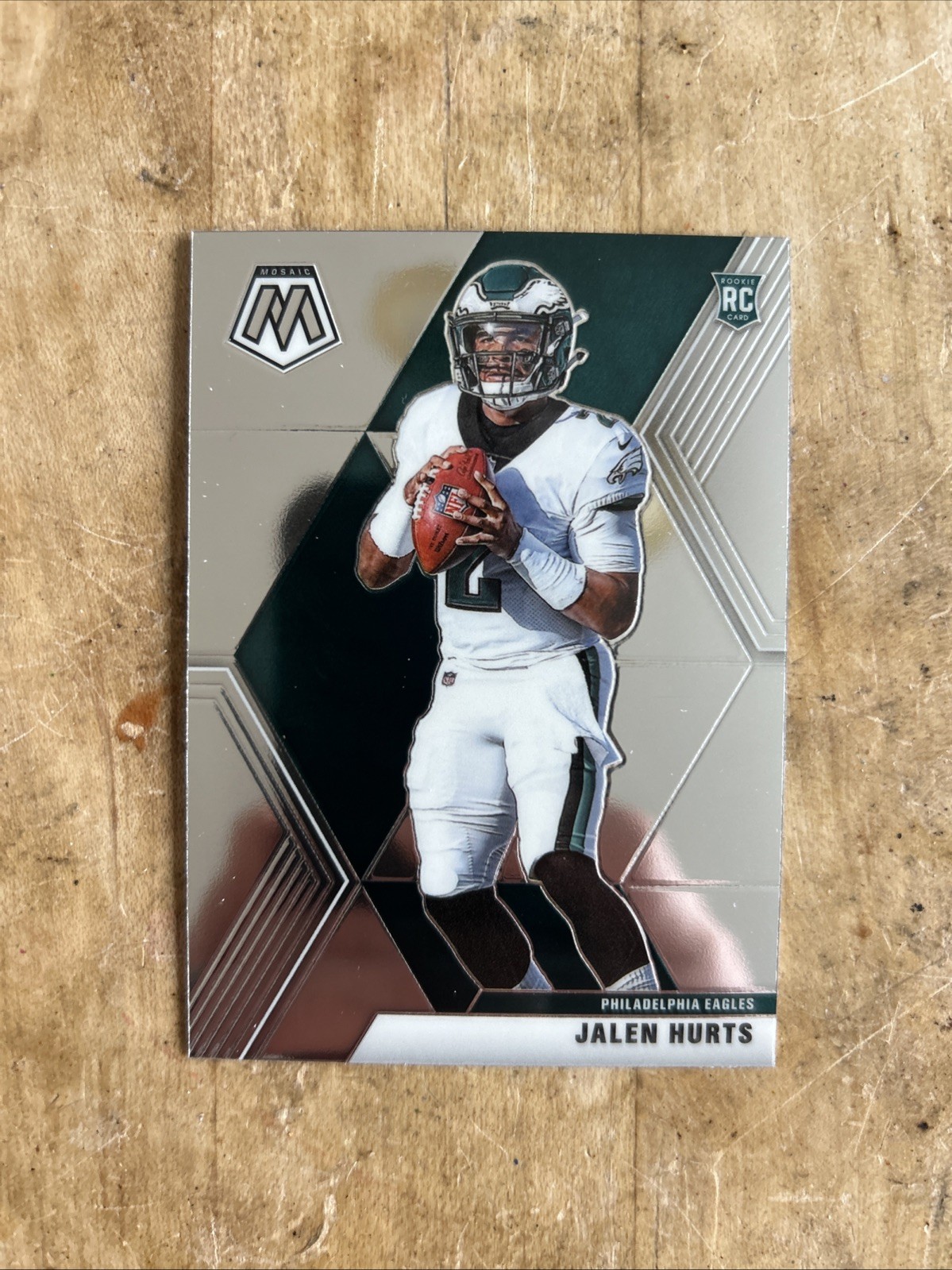 2020 Panini Mosaic - Jalen Hurts #222 Rookie (RC) Philadelphia Eagles