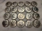 20 Kennedy 1968 D Half Dollars 40% Silver Very Good Condition # 28