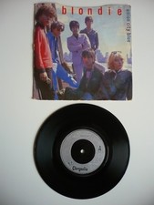 Blondie Union City Blue 7" Vinyl 1979 Chrysalis 1st Press Single Debbie Harry
