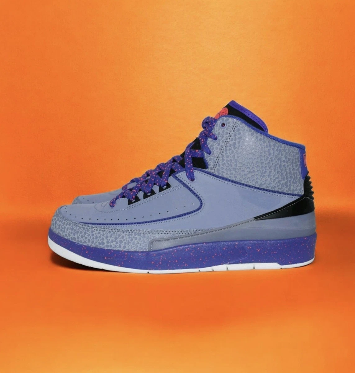シューズ(男性用) NIKE AIR JORDAN 2 Retro Iron Purple Jordan 2 Retro Iron Purple Men's - 385475-553 - US