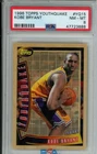 KOBE BRYANT 1996-97 TOPPS YOUTHQUAKE ROOKIE CARD #YQ15 PSA 8 NM-MINT HOF RC