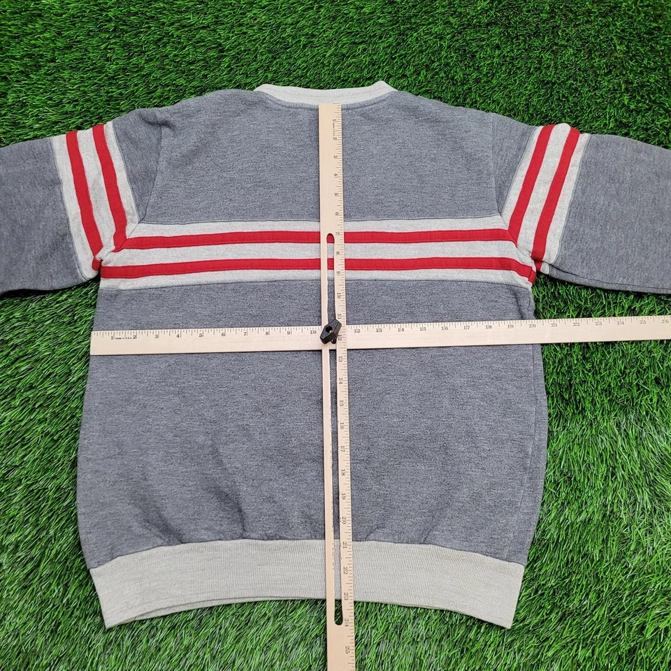 Sudadera Wilson vintage años 90 para mujer mediana 20x23 gris Foto 3 de 4