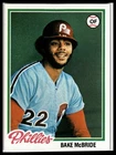 1978 Topps #340 Bake McBride